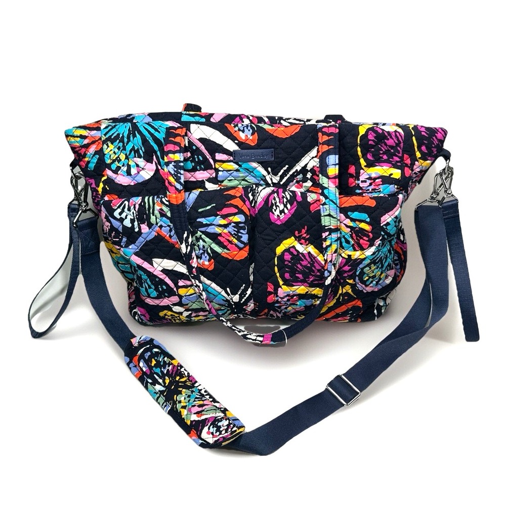 VERA BRADLEY Weekender Butterfly Carry-On Travel L Multicolor